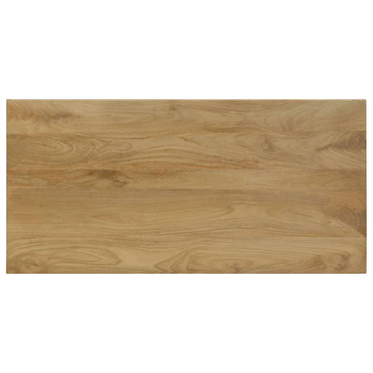 VIDAXL Table a manger 115x55x76 cm Bois de manguier massif et acier