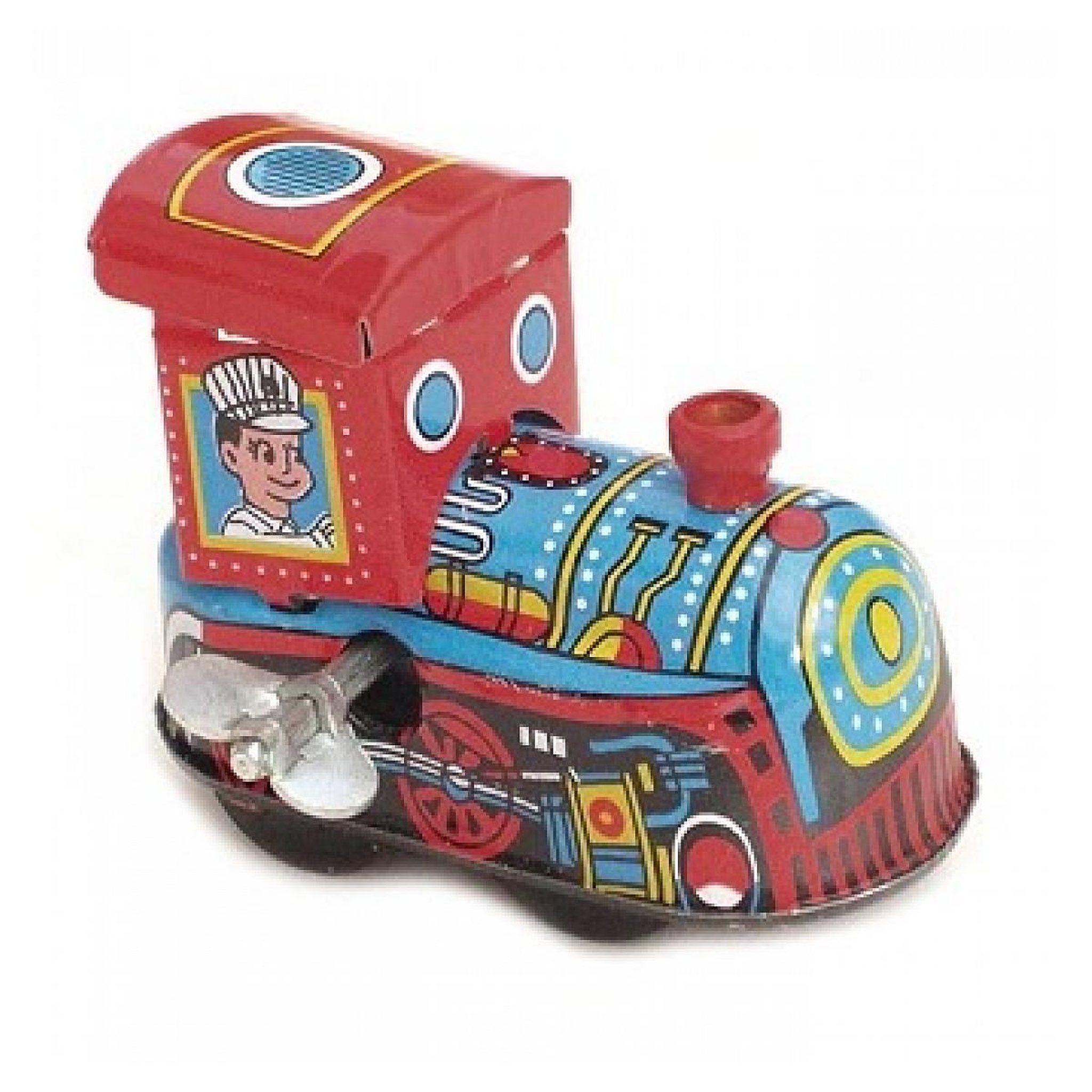 BASS & BASS Mini Train Mecanique à Cle Objet de Collection