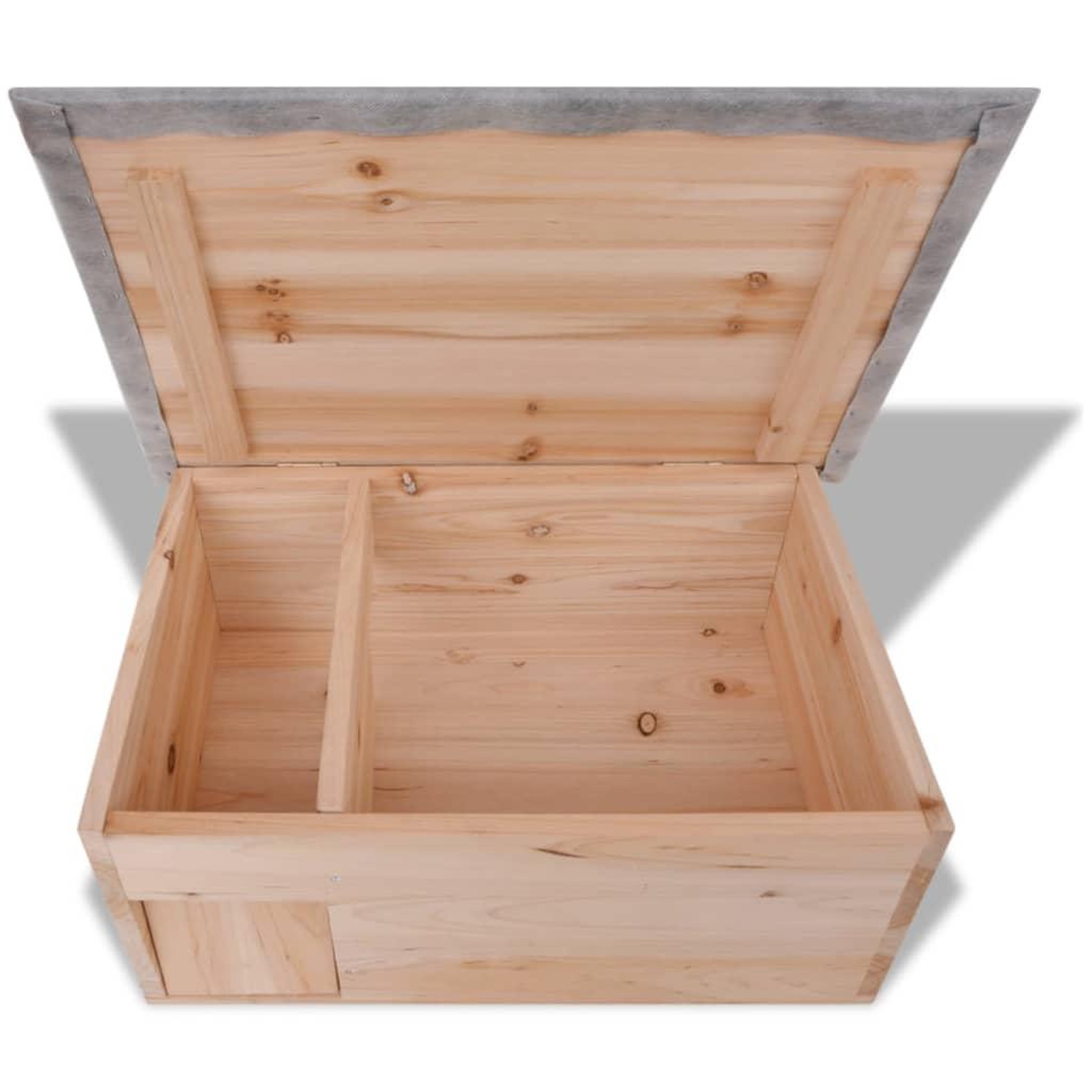 Voir la diapositive 5 : VIDAXL Cabane pour herisson 45 x 33 x2 2 cm bois