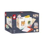 Juratoys-Janod Boite a mouchoirs sensorielle Pure