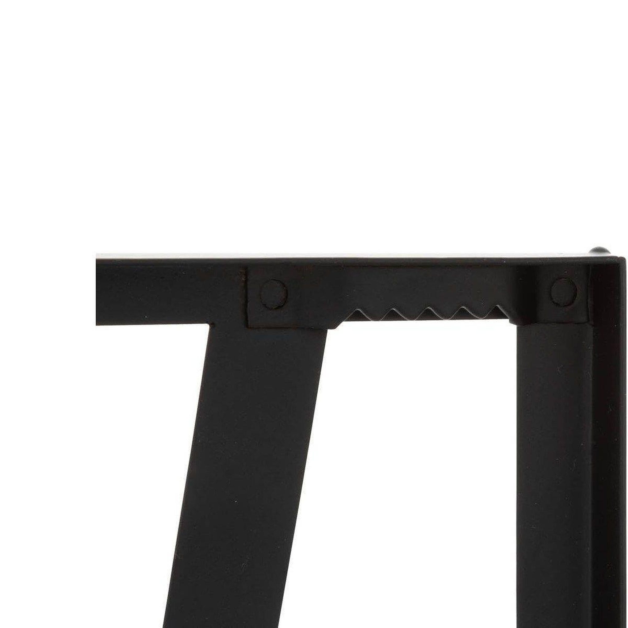 Voir la diapositive 2 : ATMOSPHERA Déco Murale Mot  Vintage  50cm Noir
