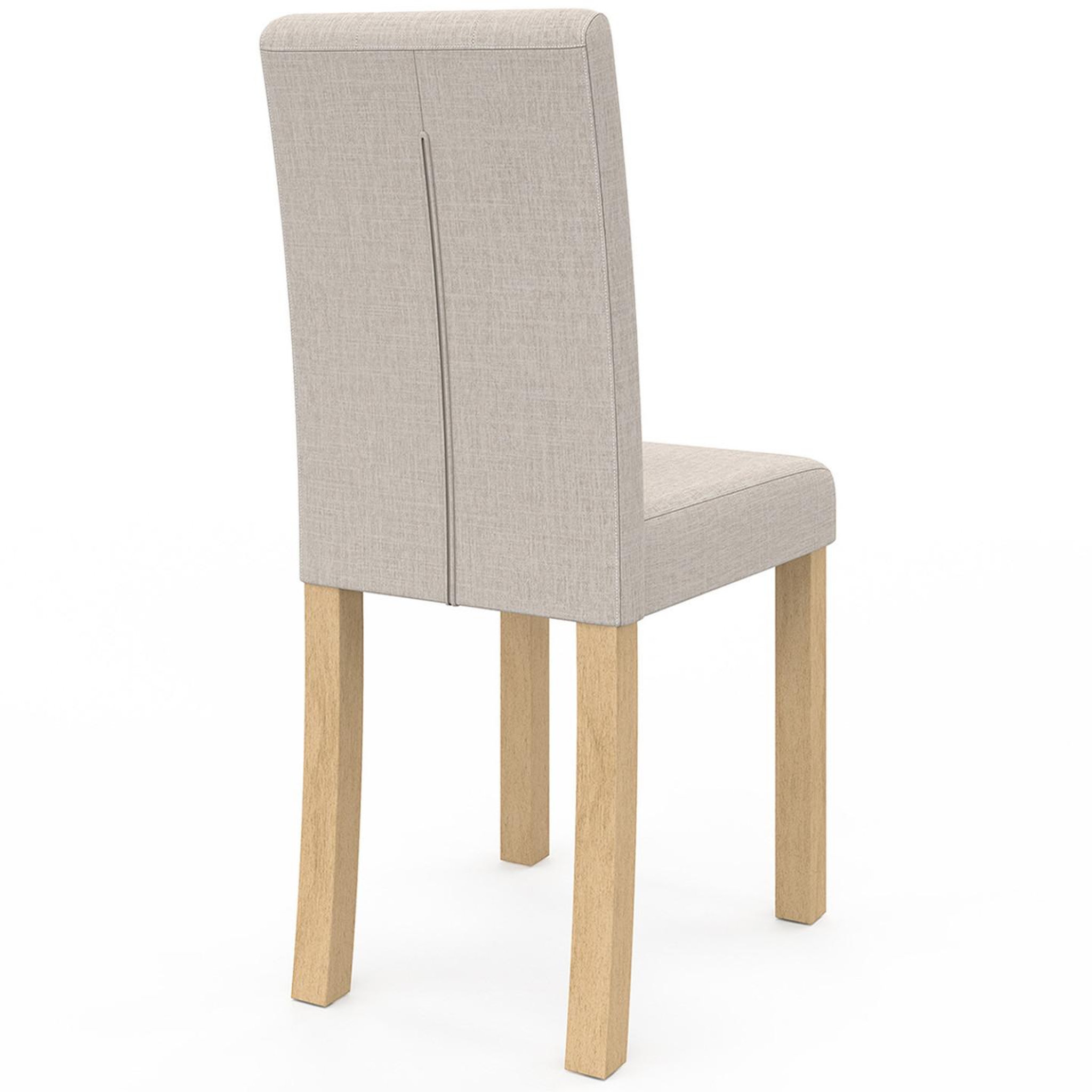 Voir la diapositive 4 : ID MARKET Lot de 6 chaises polga capitonnées mix color taupe, beige et marron
