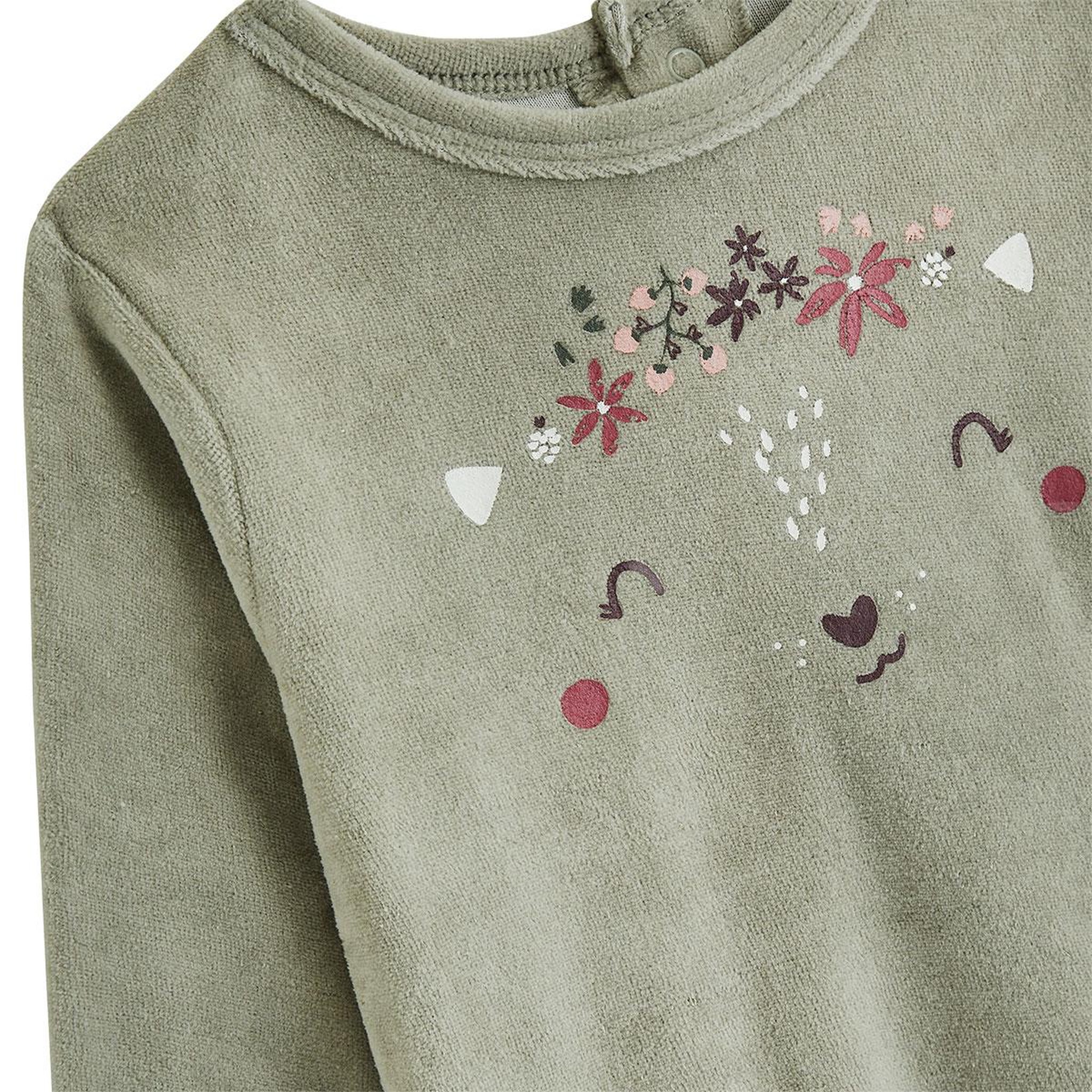 Voir la diapositive 2 : PETIT BEGUIN Lot de 2 pyjamas enfant 2 pièces en velours Misti