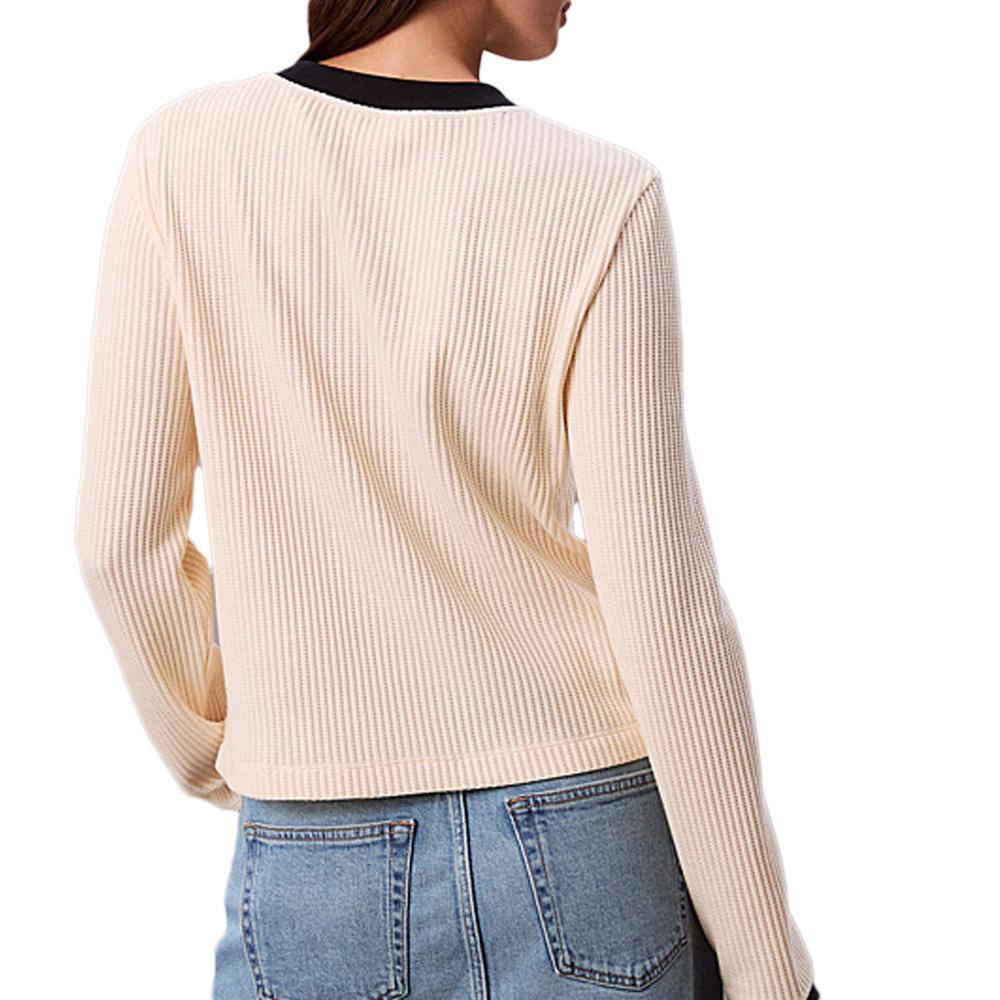 Voir la diapositive 2 : CALVIN KLEIN JEANS Pull  Beige Femme Calvin Klein Jeans Waffle