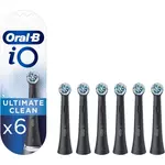 oral b brossette dentaire 6 xl pack io ultimate clean (black)