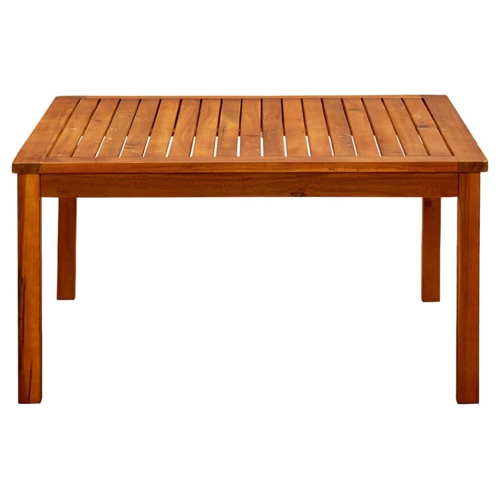 Voir la diapositive 3 : VIDAXL Table basse de jardin 85x85x45 cm Bois solide d'acacia