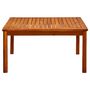 Voir la diapositive 3 : VIDAXL Table basse de jardin 85x85x45 cm Bois solide d'acacia