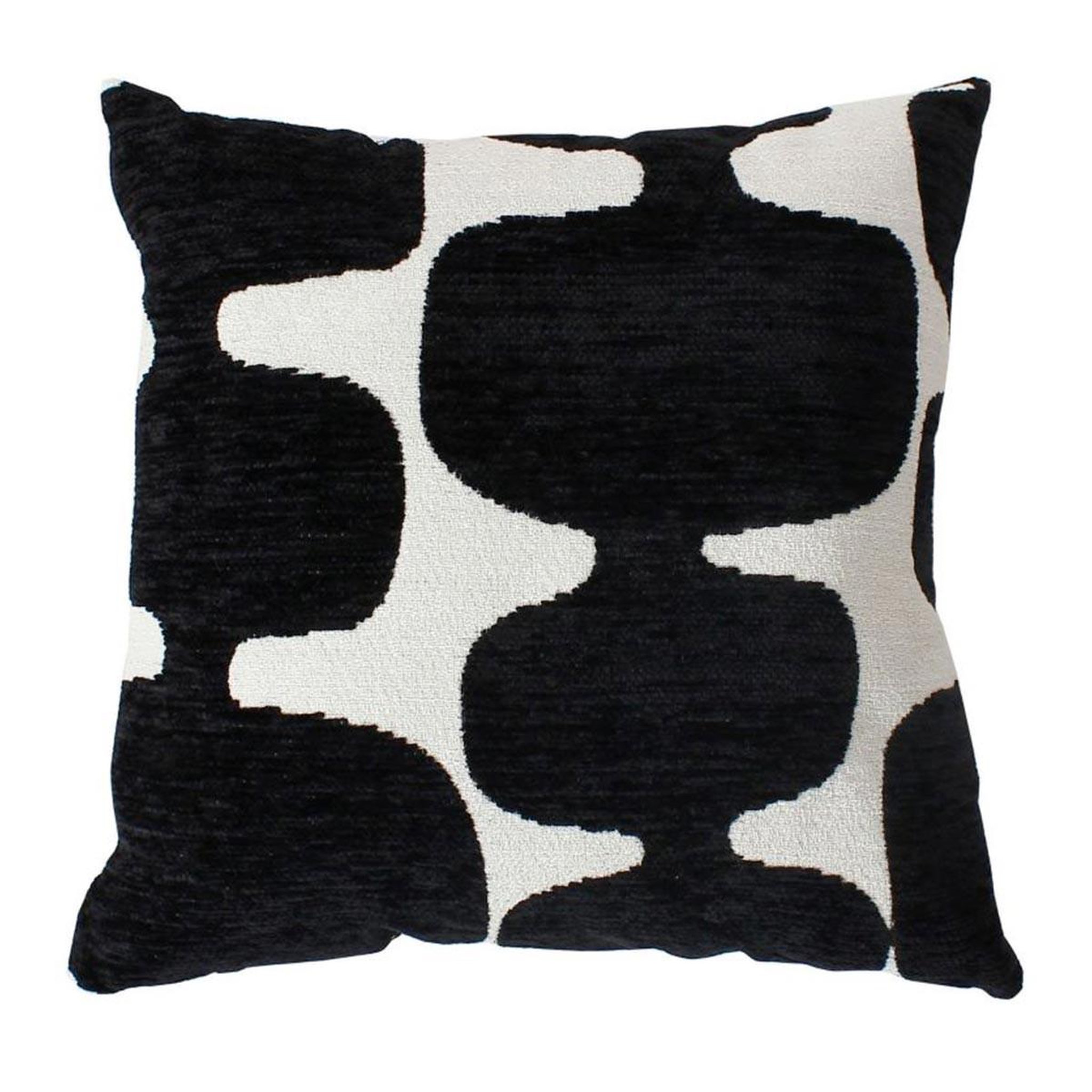 ENJOY HOME Coussin déco à motif  copper  40x40cm noir & blanc