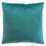 Voir la diapositive 1 : Paris Prix Housse de Coussin en Velours  Circles  40x40cm Bleu