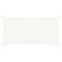 Voir la diapositive 2 : VIDAXL Voile d'ombrage 160 g/m^2 Blanc 2,5x5 m PEHD