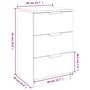 Voir la diapositive 6 : VIDAXL Tables de chevet 2 pcs noir 40x36x65 cm