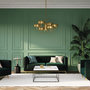 Voir la diapositive 5 : Rendez vous déco Canapé 2 places en velours vert foncé-Gatsby