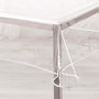 Voir la diapositive 2 : Paris Prix Nappe Cristal  Garden  140x240cm Transparent & Blanc