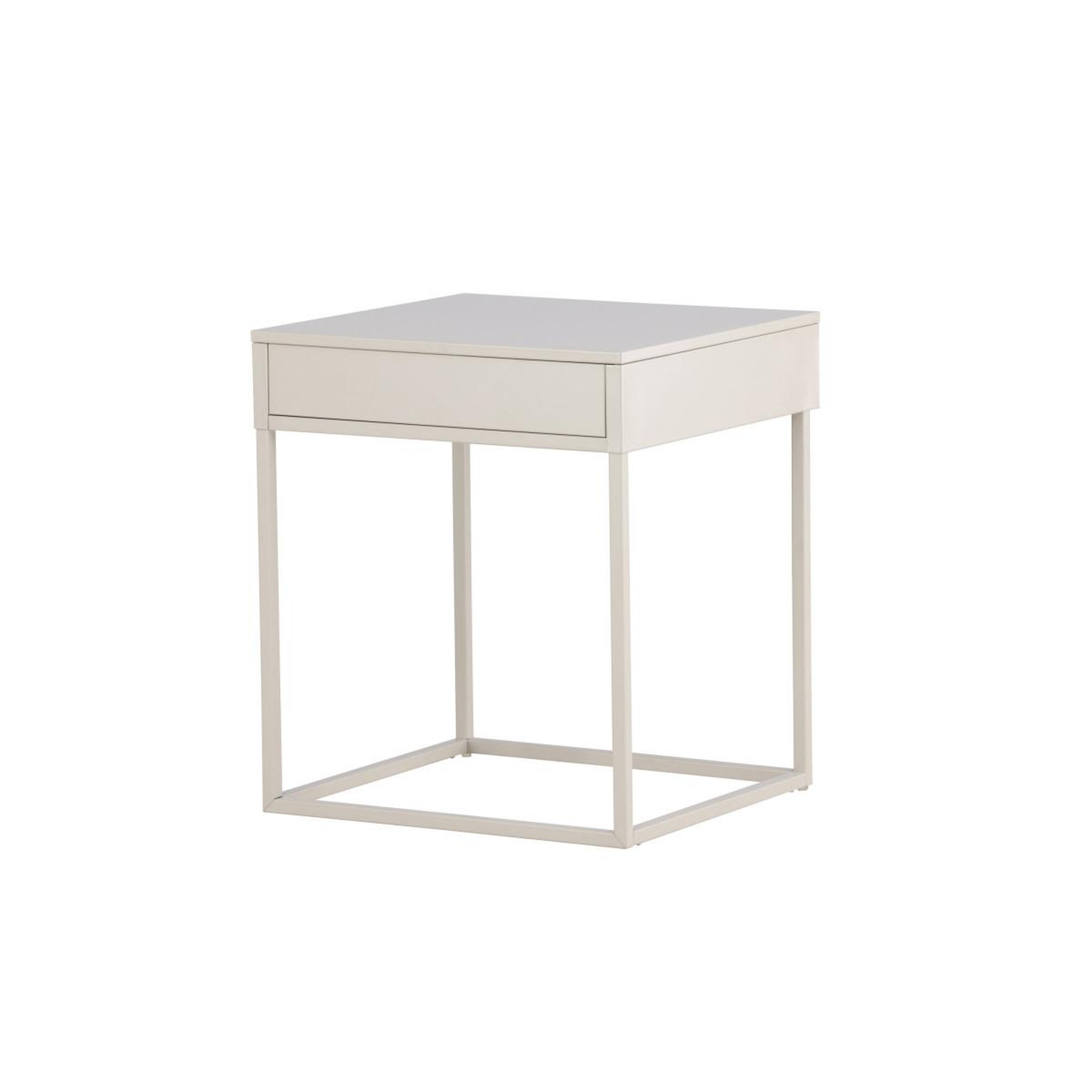 Voir la diapositive 4 : Paris Prix Table de chevet avec tiroir  bakal  50cm beige