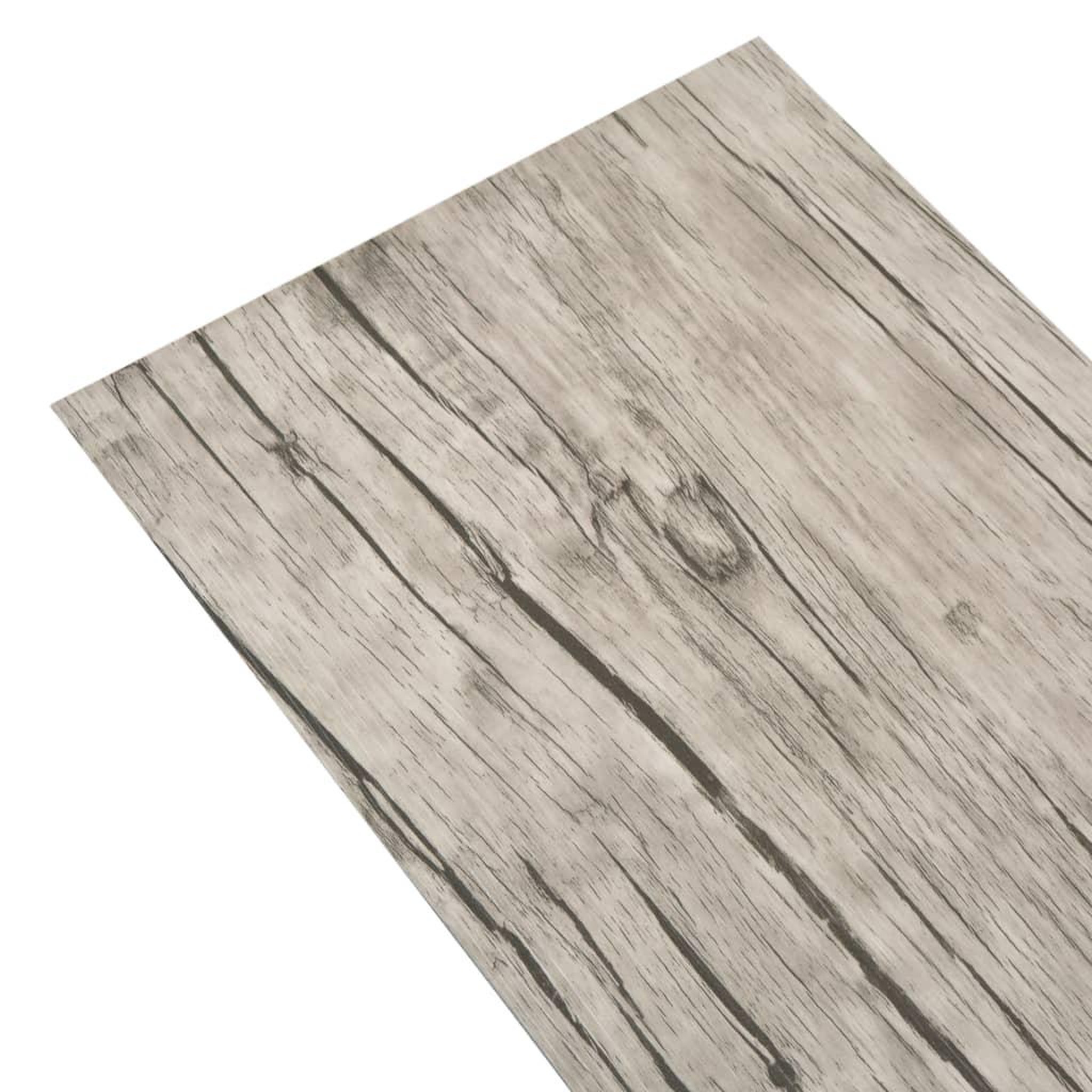Voir la diapositive 2 : VIDAXL Planches de plancher PVC Non auto-adhesif 5,26 m^2 Chene delave