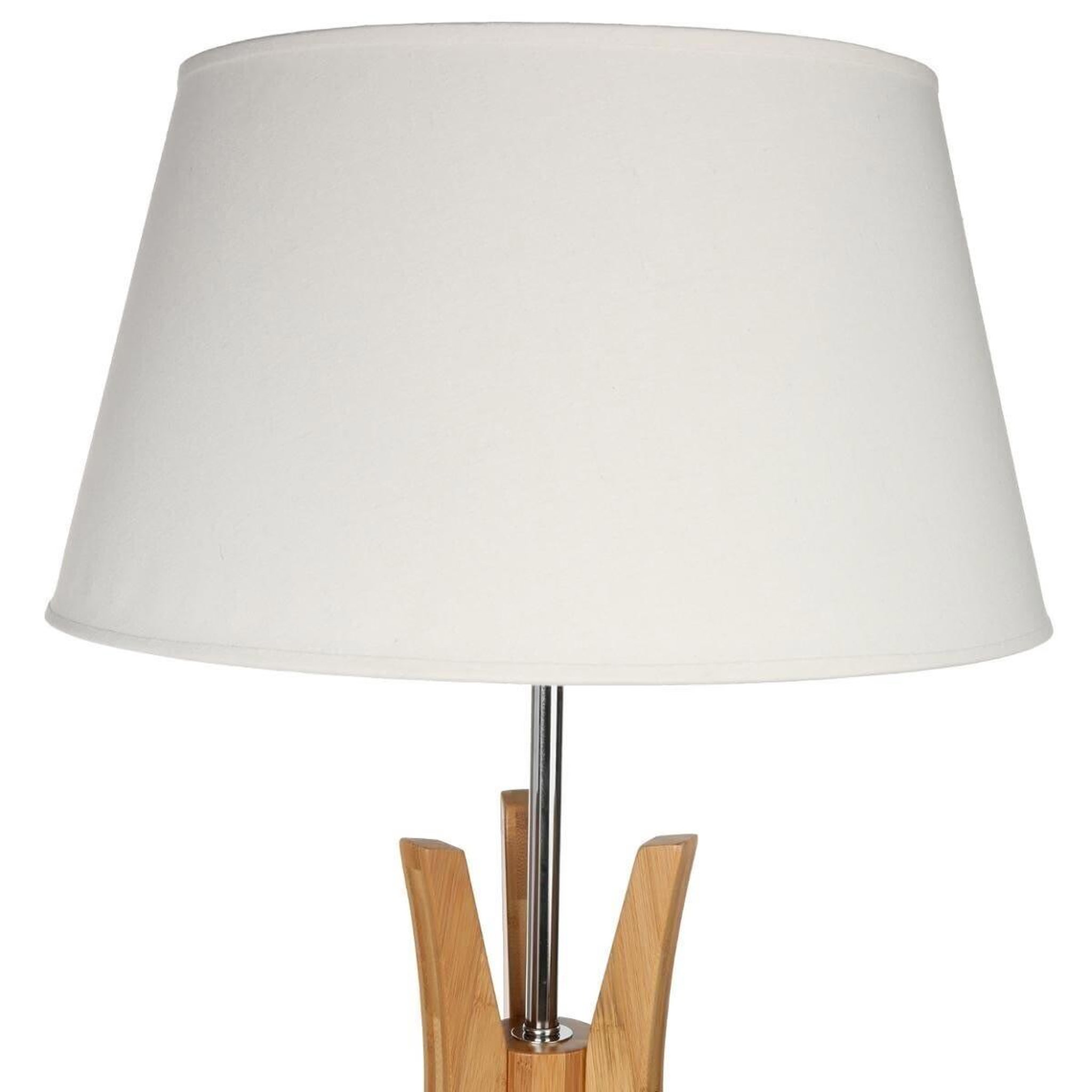 Voir la diapositive 2 : ATMOSPHERA Lampadaire trépied  kalo  156cm naturel & blanc