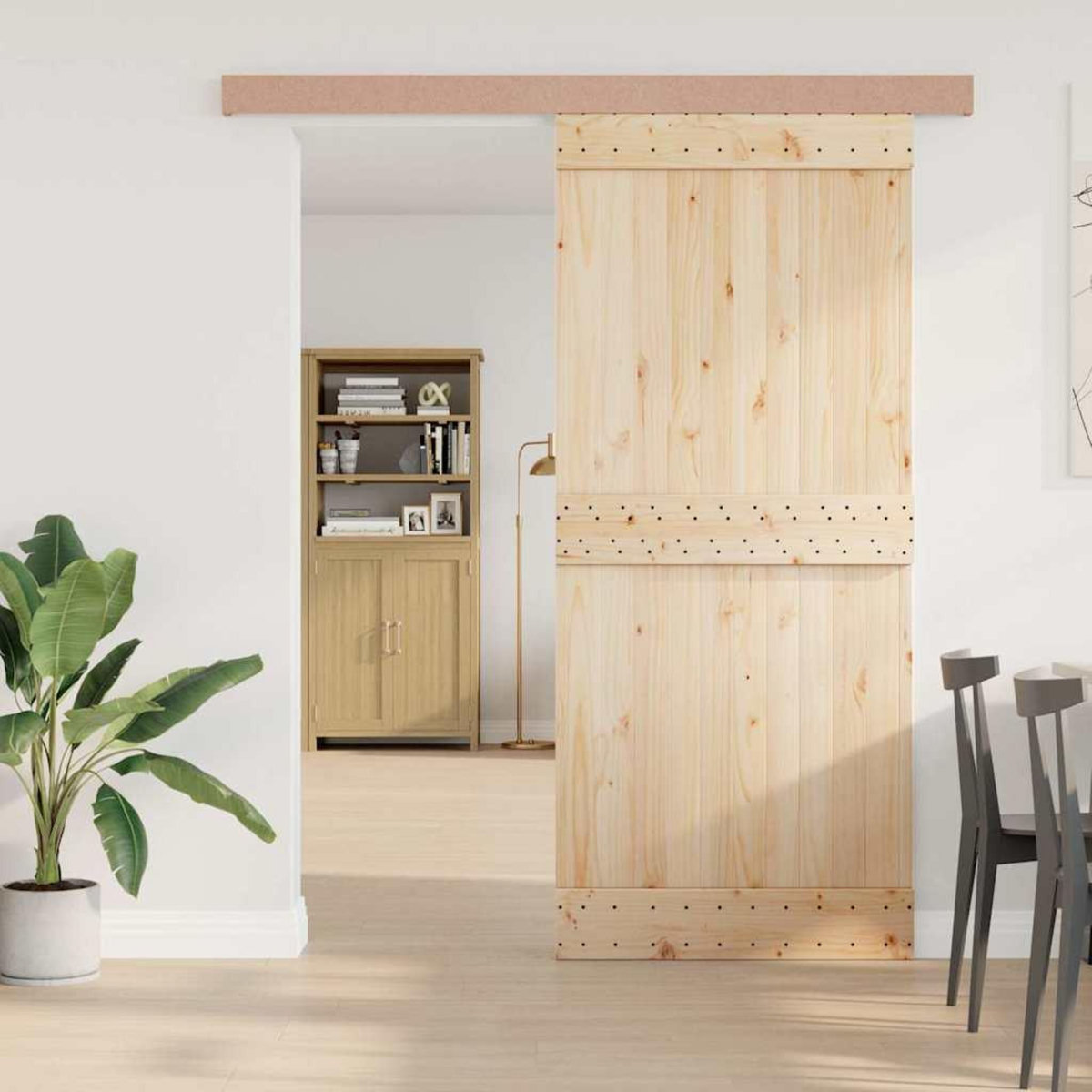 VIDAXL Kit de quincaillerie de porte coulissante alliage d'aluminium