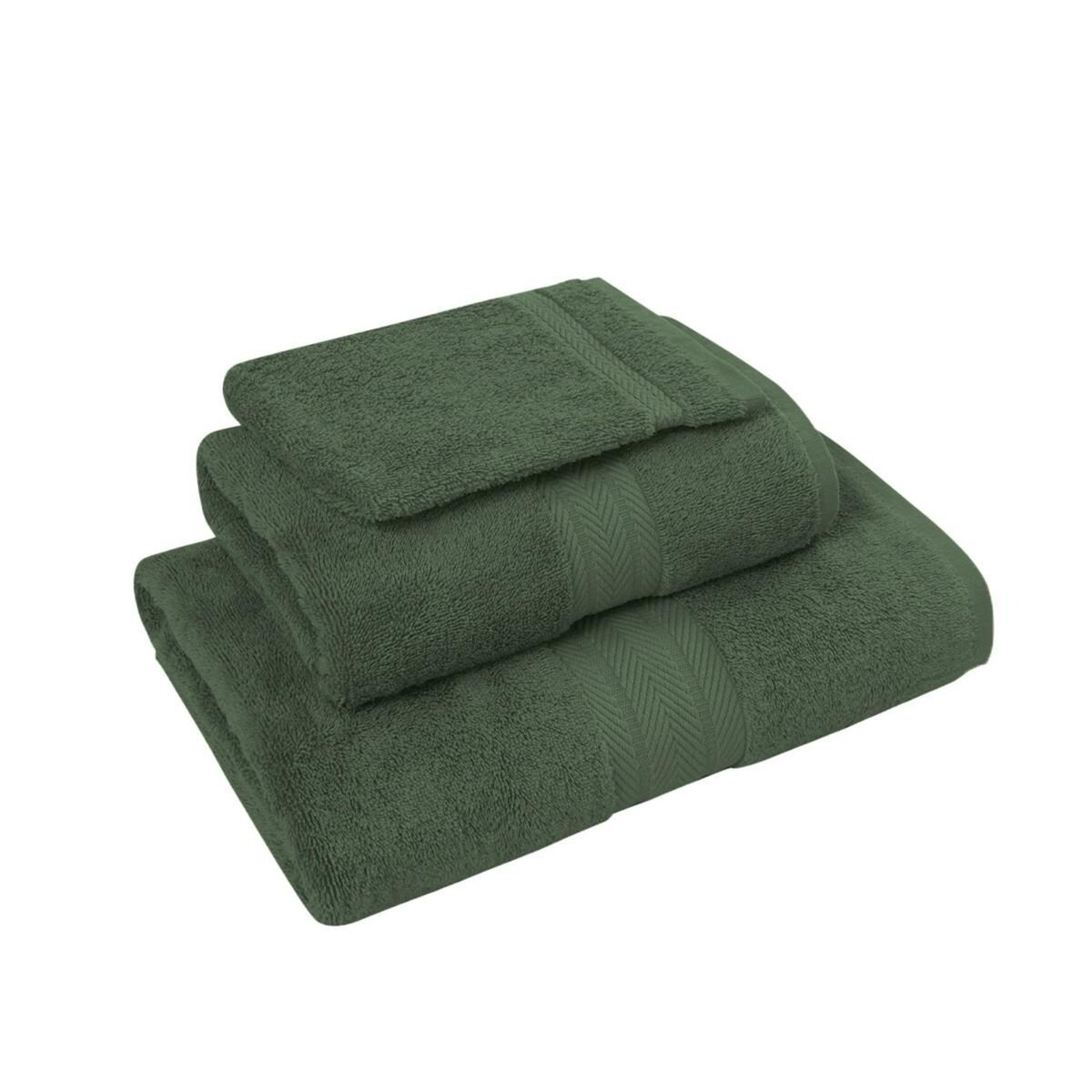 Sensei Maison Ensemble de bain 3 pièces (1 drap de bain + 1 serviette de toilette + 1 gant) LUXURY