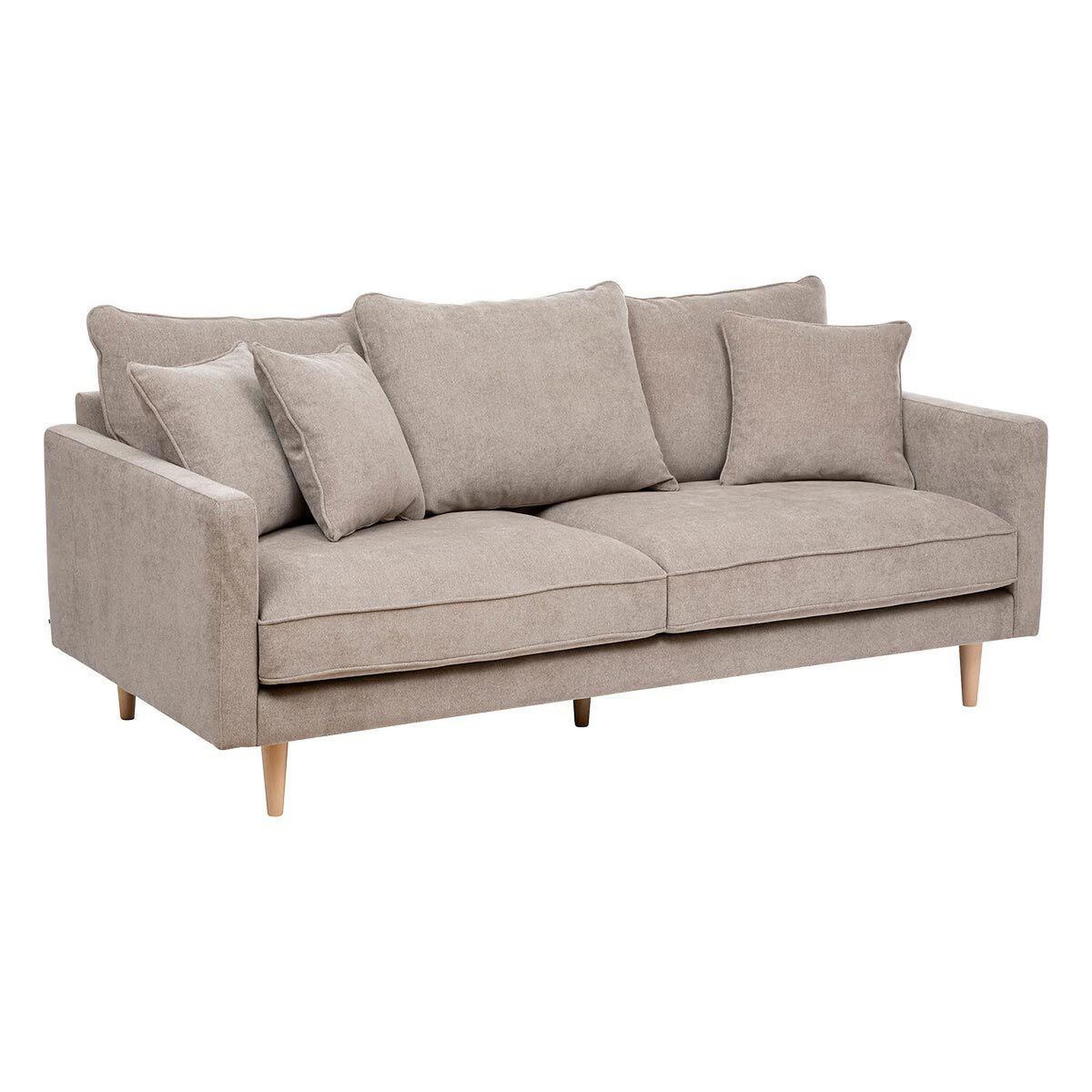 ATMOSPHERA Canapé 3 places en tissu  candice  194cm beige