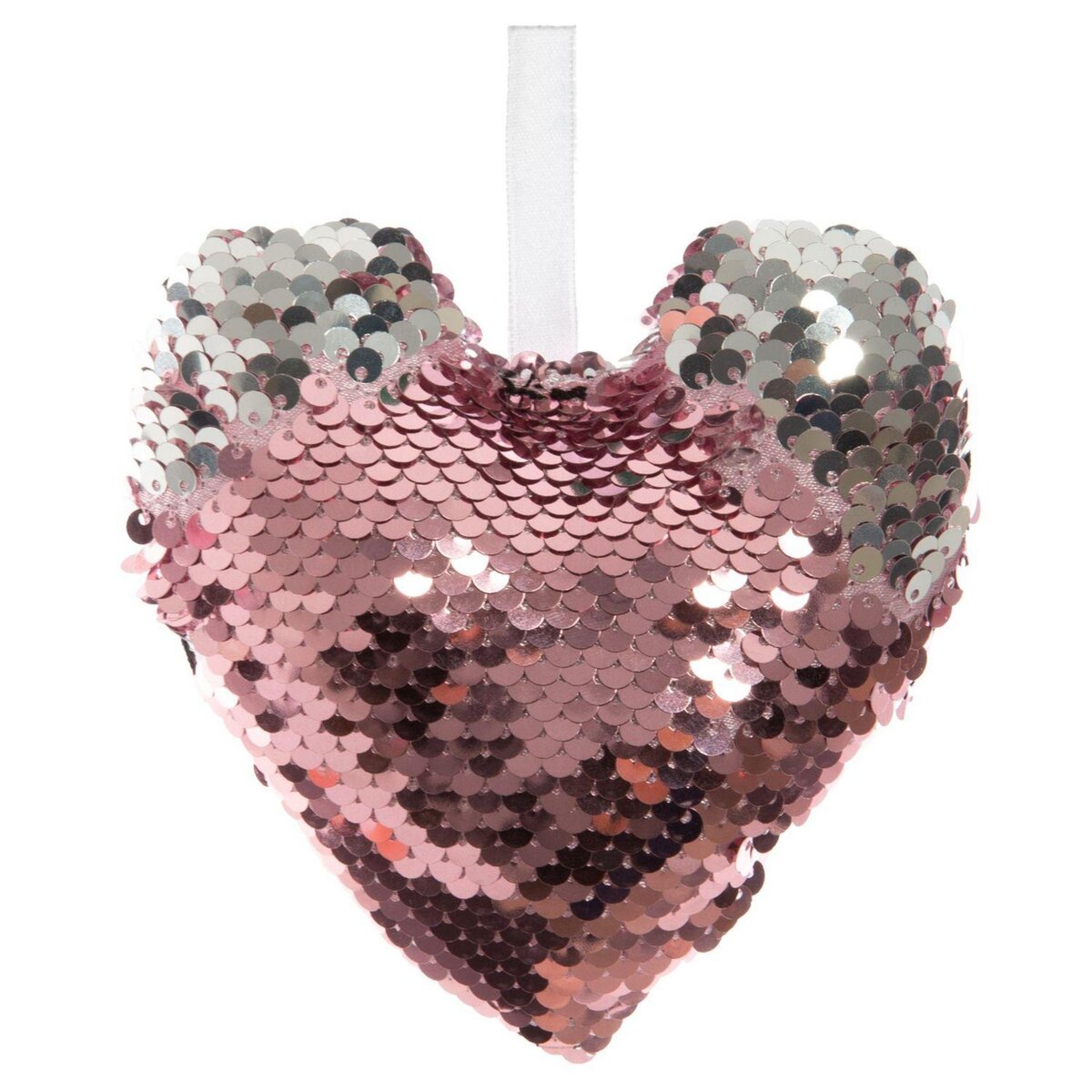 FEERIC LIGHT & CHRISTMAS Décoration pour sapin de Noël Sequin - Cœur
