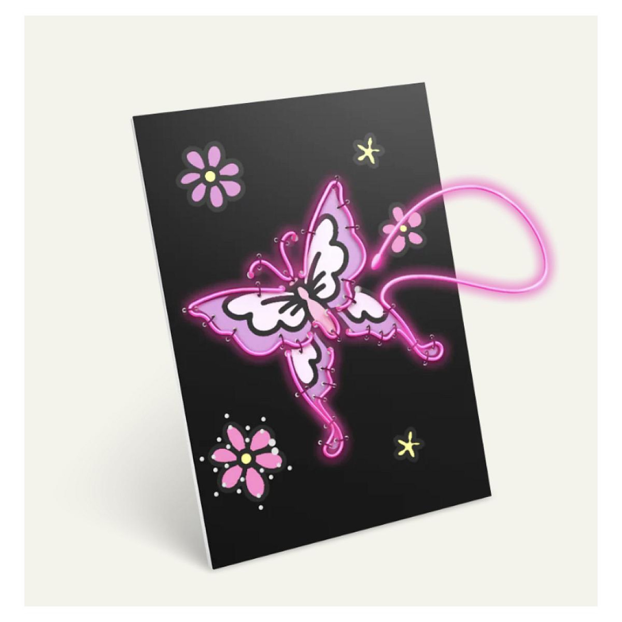 Voir la diapositive 2 : KIDYWOLF Kidyneon - Kit decoration murale lumineuse contes -