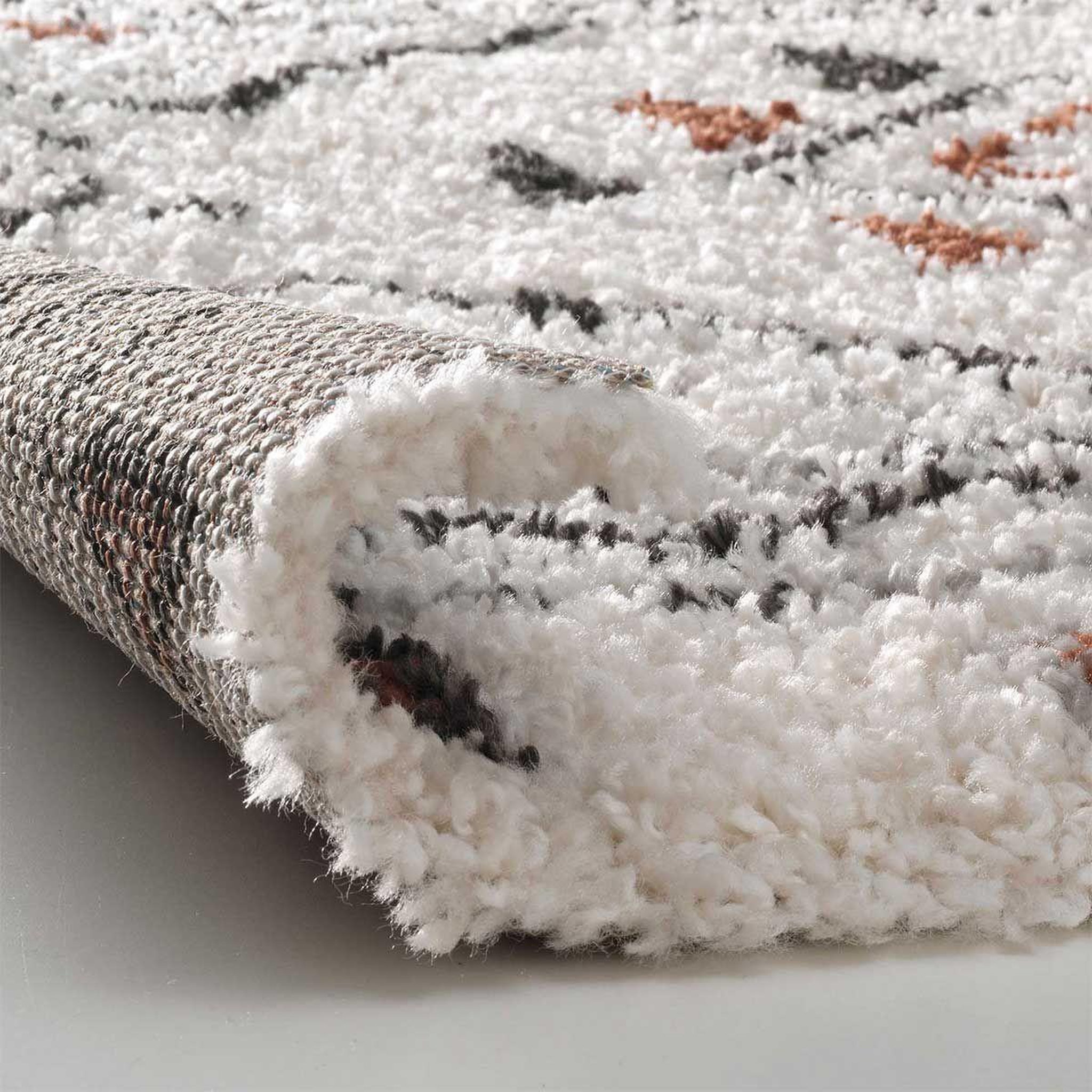 Voir la diapositive 2 : Douceur d'Intérieur Tapis déco à motifs  saharienne  120x170cm beige