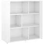 Voir la diapositive 2 : VIDAXL Buffet Blanc brillant 80x30x80 cm Bois d'ingenierie