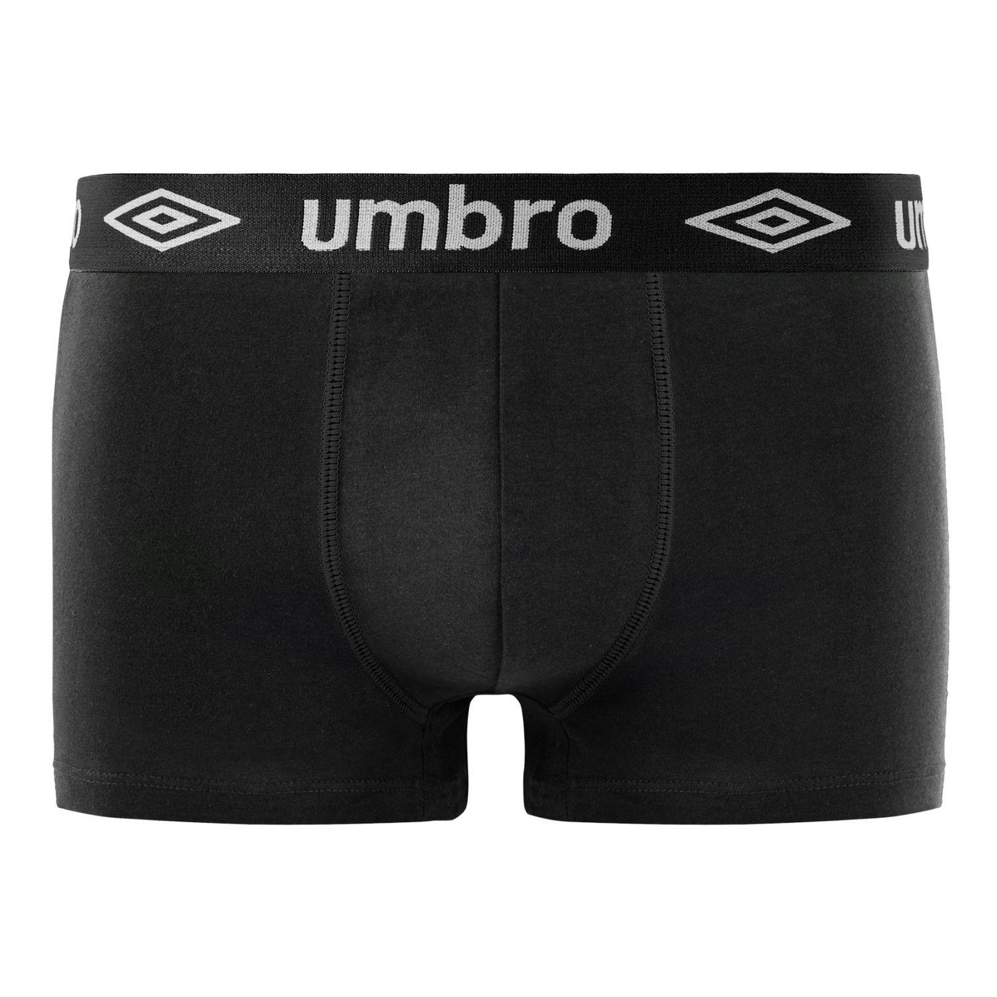 Voir la diapositive 5 : UMBRO Lot de 3 boxers coton homme uni