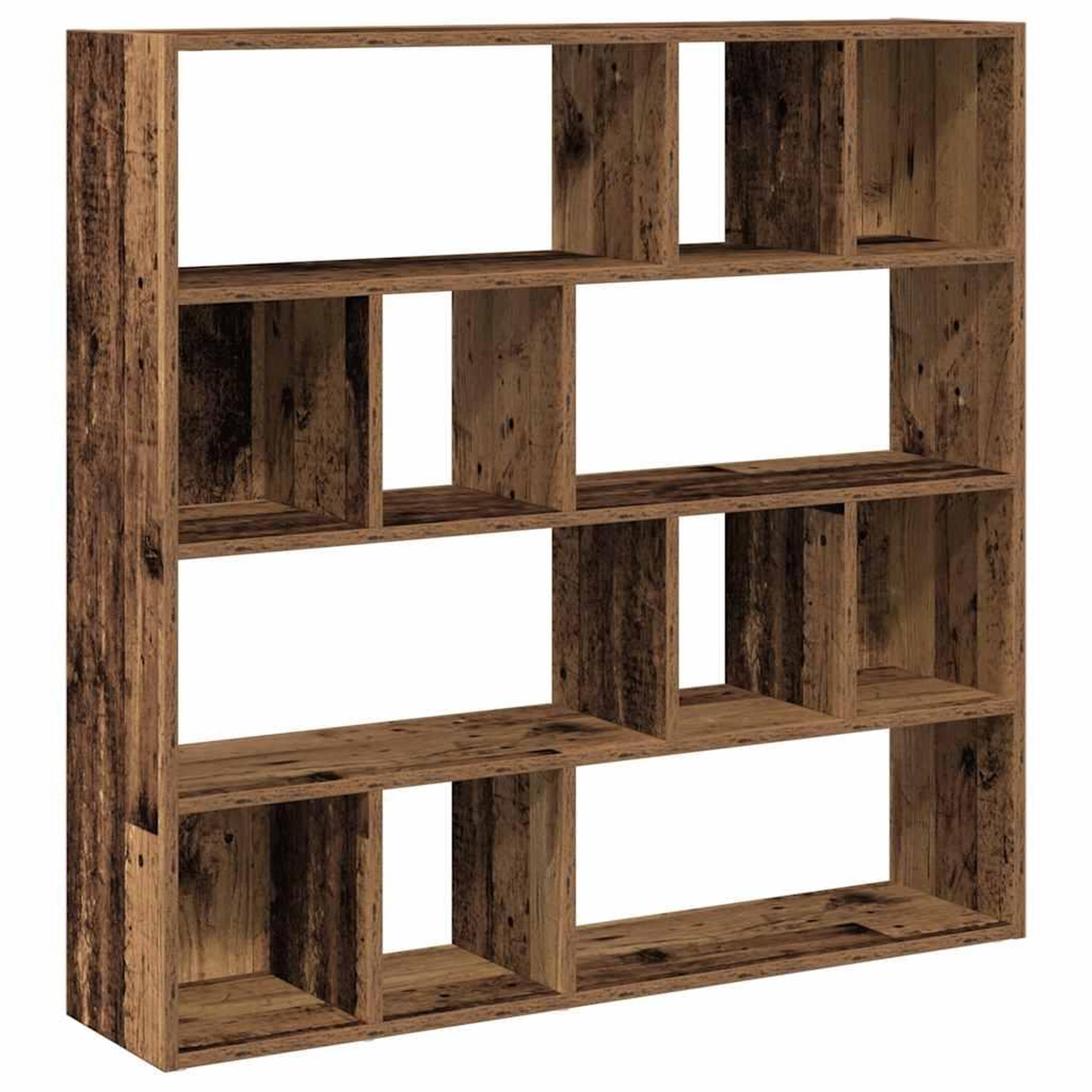 Voir la diapositive 2 : VIDAXL Bibliotheque/Separateur de piece vieux bois 105x24x102 cm