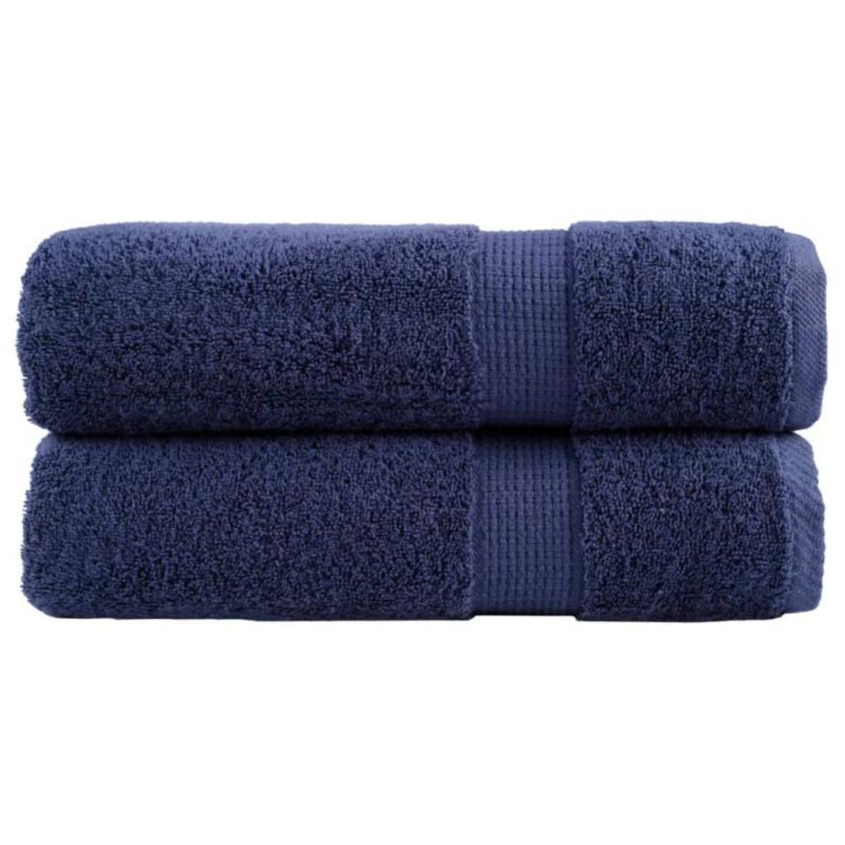 VIDAXL Serviettes de bain de qualité supérieure SOLUND 2 pcs 600g m²