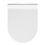 Voir la diapositive 2 : Wenko Abattant WC Habos - Abaissement automatique - Blanc