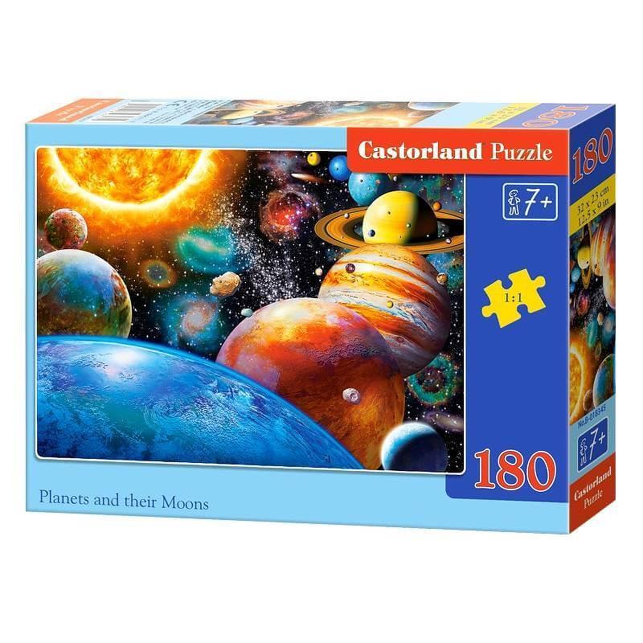 Voir la diapositive 2 : Castorland Puzzle 180 pièces : Les Planètes et la lune
