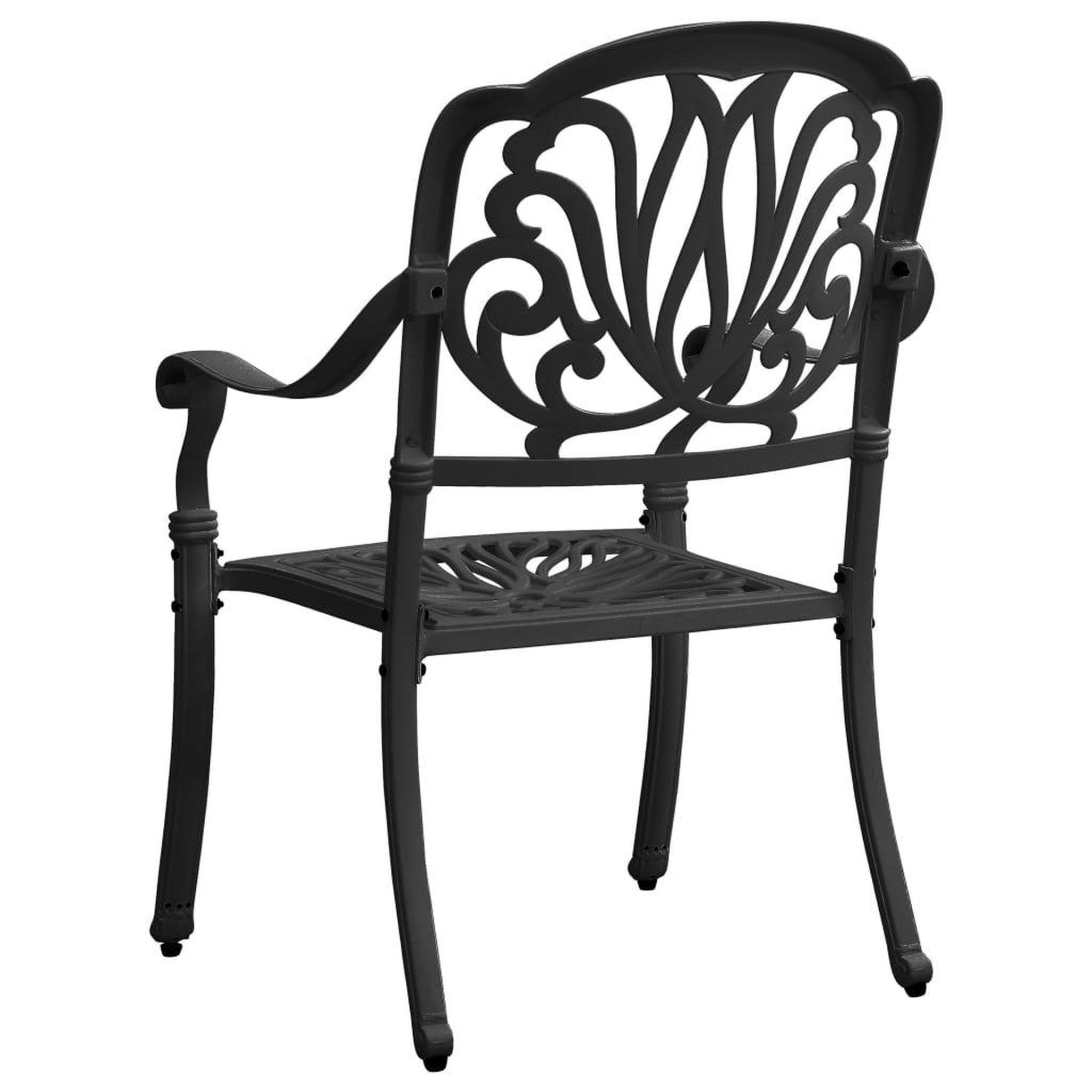 Voir la diapositive 4 : VIDAXL Ensemble de bistro 5 pcs Aluminium coule Noir