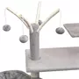 VIDAXL Arbre a chat avec griffoirs en sisal 125 cm Gris
