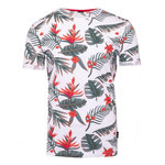 LA MAISON BLAGGIO T-shirt Blanc/Rouge Homme La Maison Blaggio Fleur. Coloris disponibles : Rouge