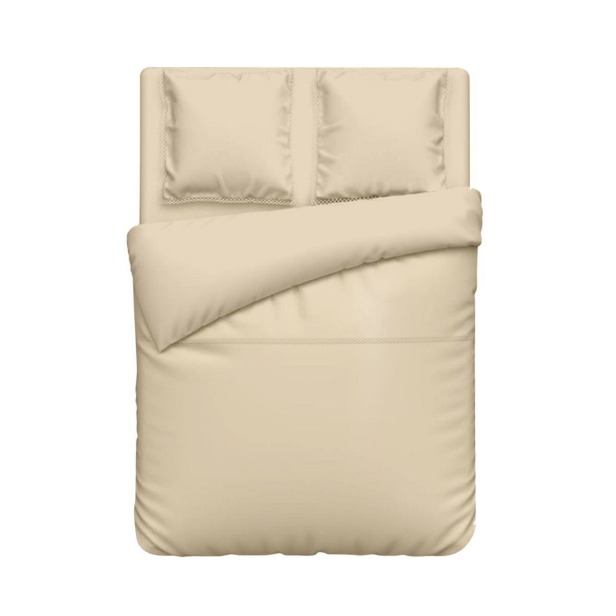 Housse de couette unie en coton 52 fils 