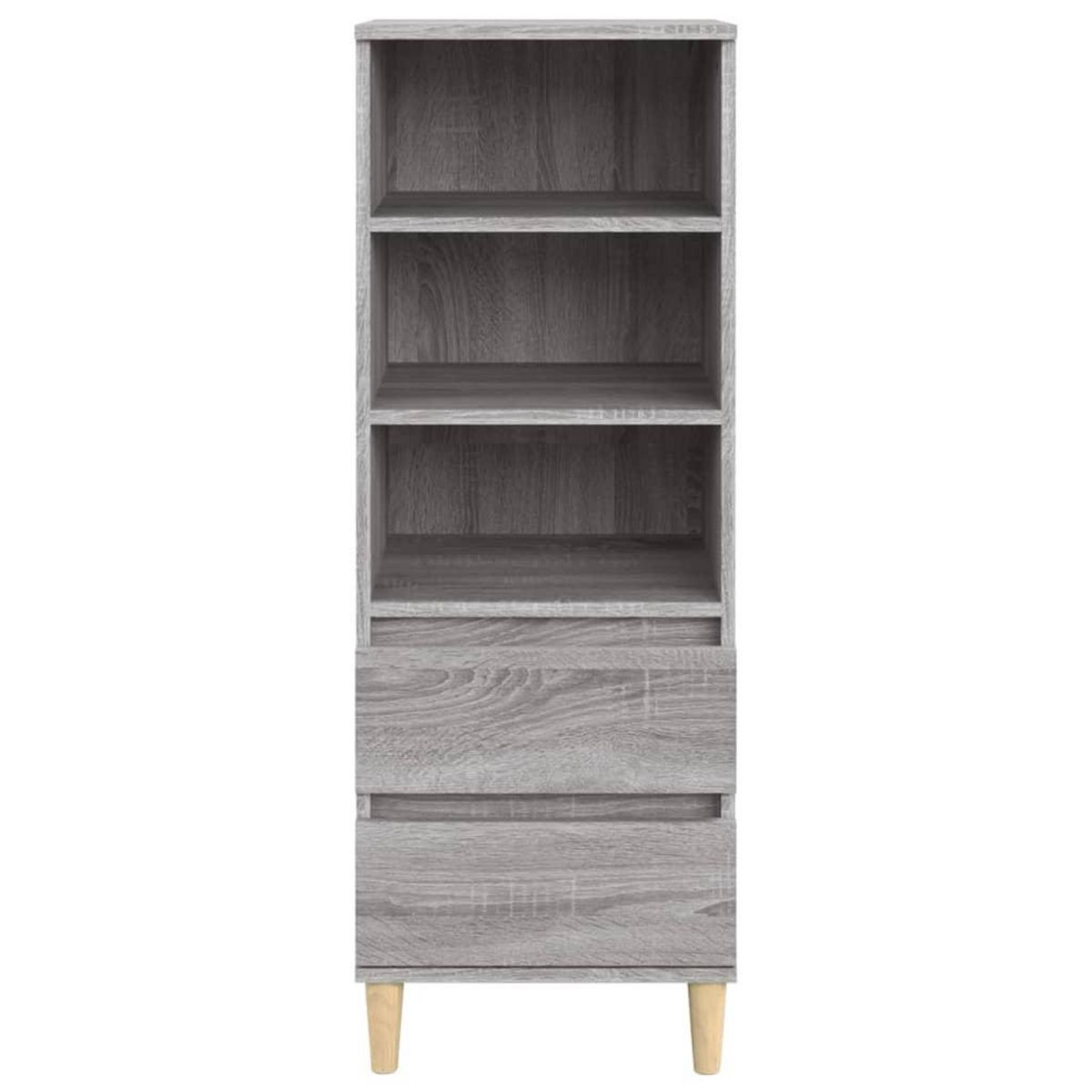 VIDAXL Buffet haut Sonoma gris 40x36x110 cm Bois d'ingenierie