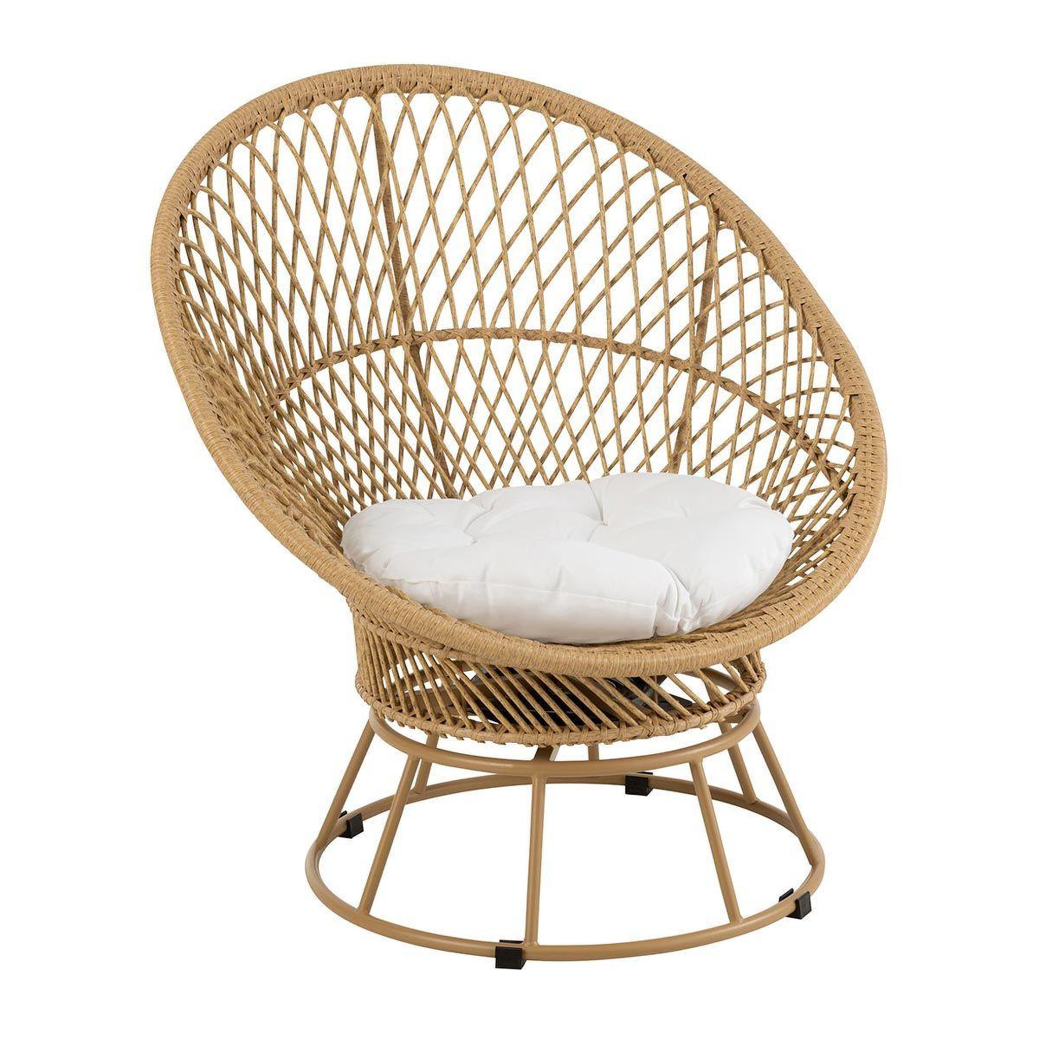 Voir la diapositive 1 : J-LINE Fauteuil design  zayo  100cm beige