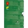CLAIREFONTAINE Twin book cahier piqûre claire 96p 90g 21x29,7cm seyes - Vert