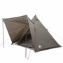Voir la diapositive 3 : VIDAXL Tente familiale tipi 6 personnes marron impermeable