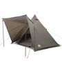 Voir la diapositive 3 : VIDAXL Tente familiale tipi 6 personnes marron impermeable