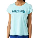 Mizuno T shirt  Femme technique Mizuno Athletic. Coloris disponibles : Bleu