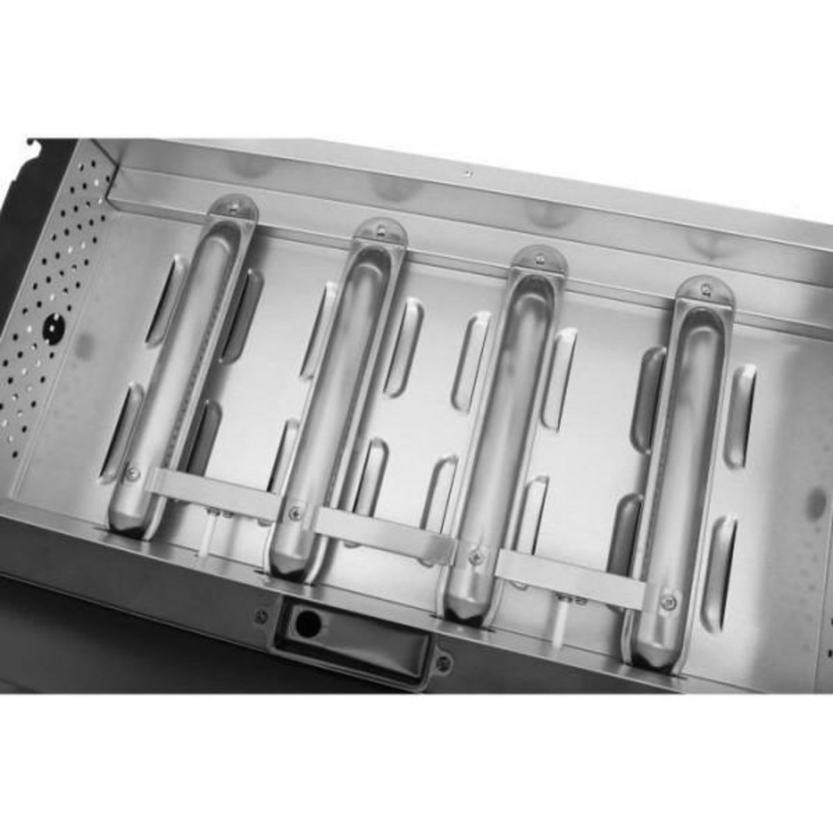 AAAAA Plancha a gaz - COOKING BOX - PALMA - 4 feux - 69 X 51 X 35 cm - Noir