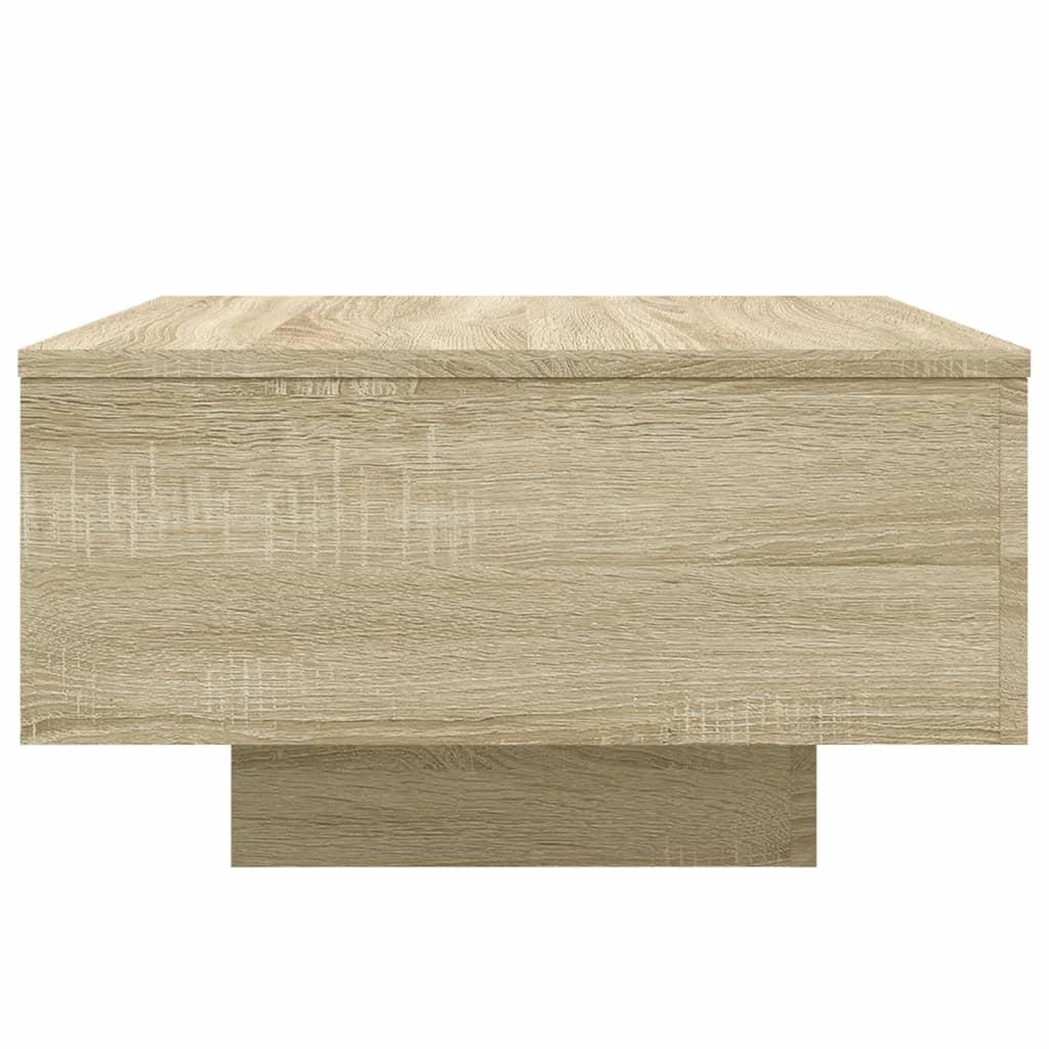 Voir la diapositive 5 : VIDAXL Table basse chene sonoma 55x55x31 cm bois d'ingenierie