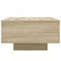 Voir la diapositive 5 : VIDAXL Table basse chene sonoma 55x55x31 cm bois d'ingenierie