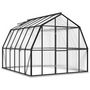 Voir la diapositive 2 : VIDAXL Serre avec cadre de base anthracite 9,53 m^2 Aluminium