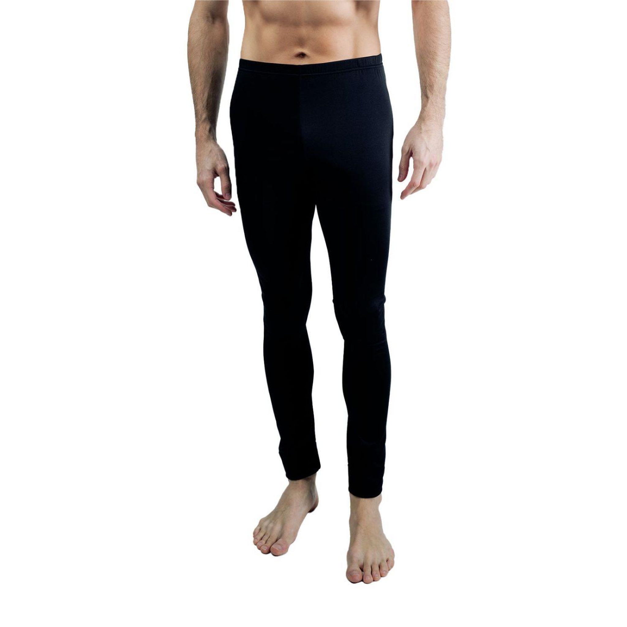 PIERRE CARDIN Legging homme sport avec caleçon thermique under noir. Coloris disponibles : Noir