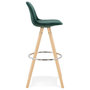 Voir la diapositive 3 : Paris Prix Tabouret de Bar Scandinave  Miro  97cm Vert & Naturel