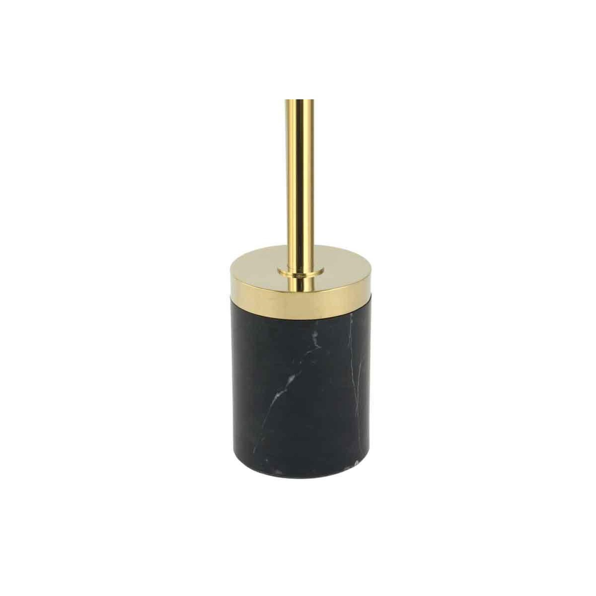 Voir la diapositive 4 : Paris Prix Table d'appoint en marbre  lana  53cm or & noir
