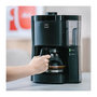 Voir la diapositive 4 : Melitta Cafetiere - MELITTA - Look V Glass 1025-02 - 1080 W - 1,25 L - Noir